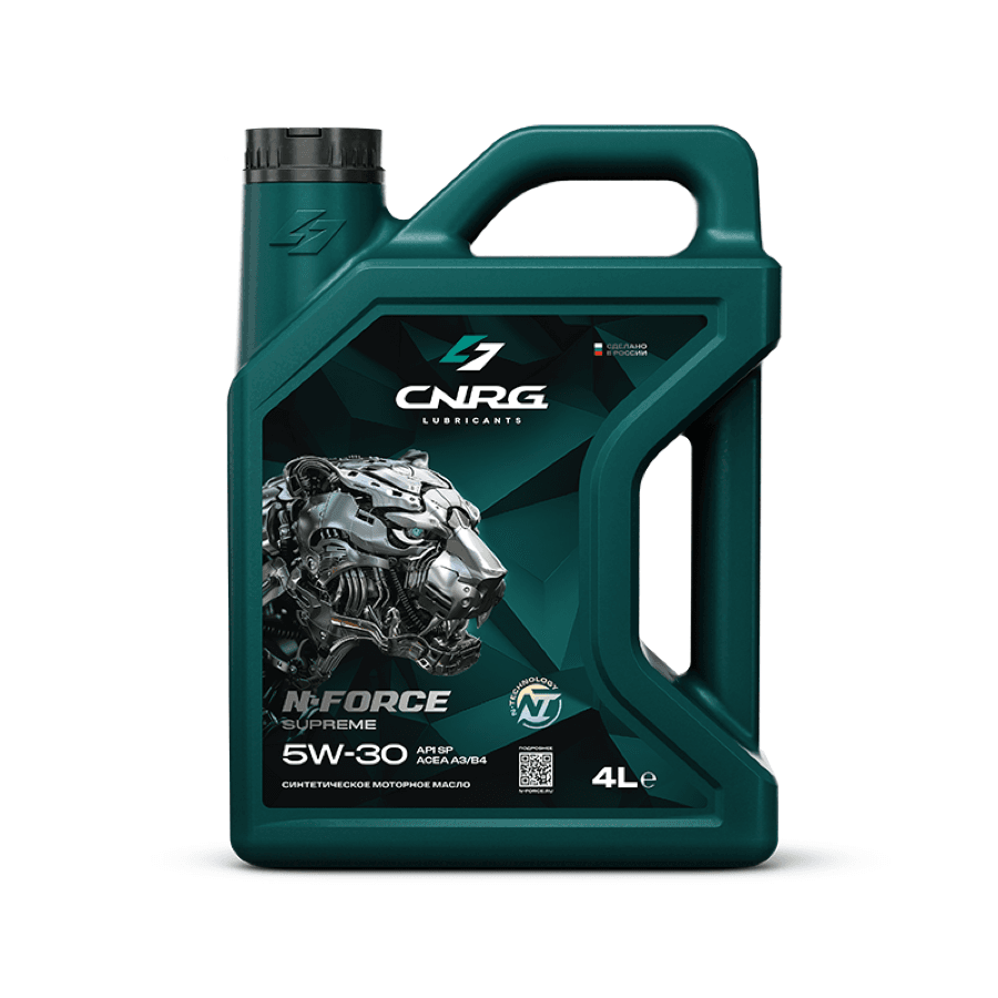 Масло моторное CNRG N-FORCE Supreme 5W-30 SP, A3/B4 (кан. 4 л)
