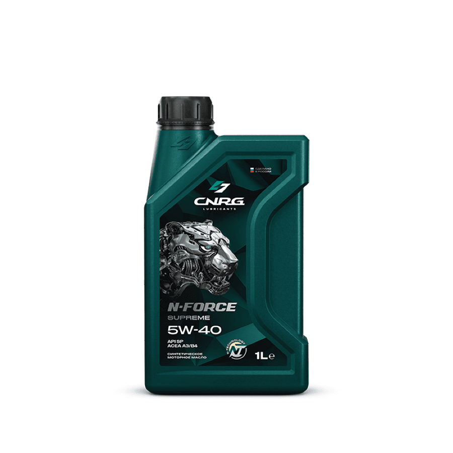 Масло моторное CNRG N-FORCE Supreme 5W-40 SP, A3/B4 (кан. 1 л)
