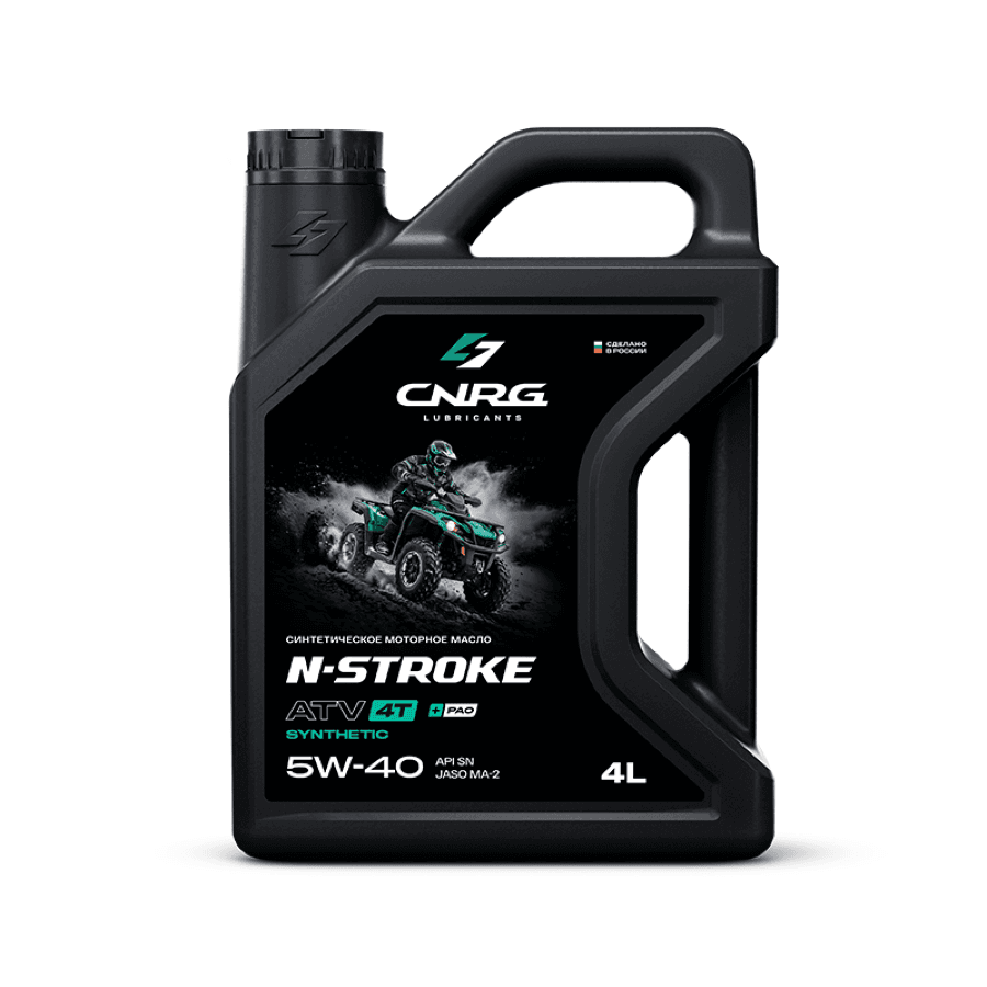 Масло моторное CNRG N-STROKE ATV 4T Synthetic 5W-40 (пластиковая кан. 4 л)