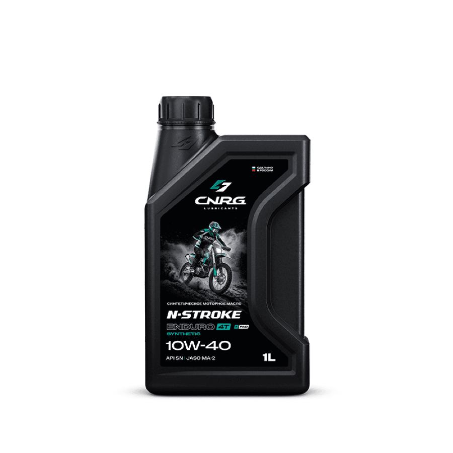 Масло моторное CNRG N-STROKE Enduro 4T Synthetic 10W-40 (пластиковая кан. 1 л)