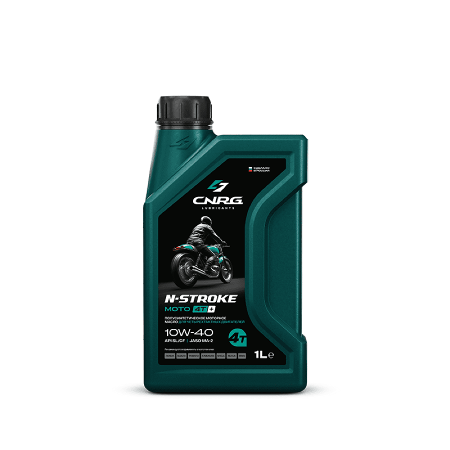 Масло моторное CNRG N-STROKE Moto 4T+ 10W-40 (кан. 1 л)