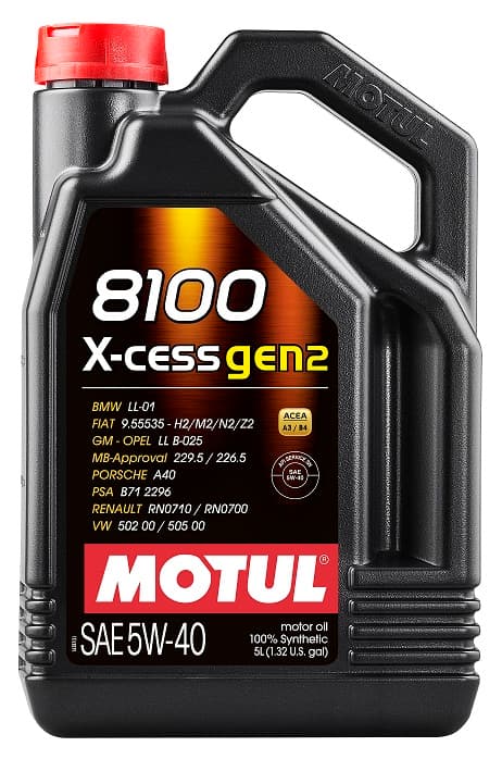Motul 8100 X-clean GEN2 5W40 5L