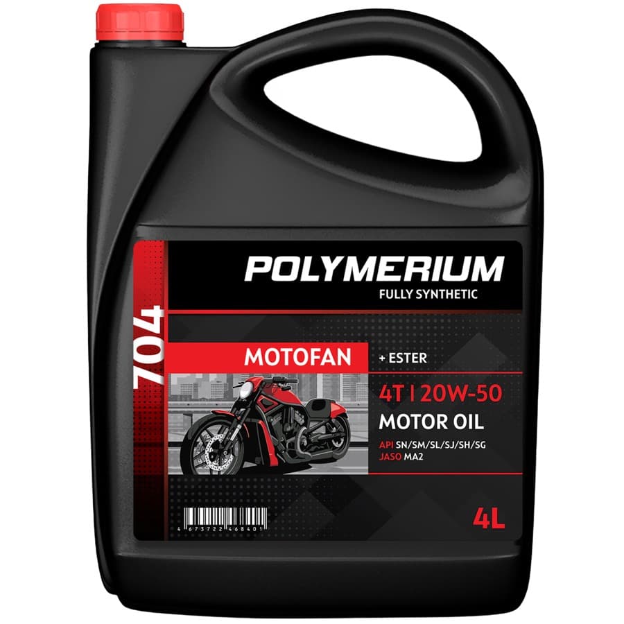 POLYMERIUM MOTOFAN 704 20W-50 4T 1L