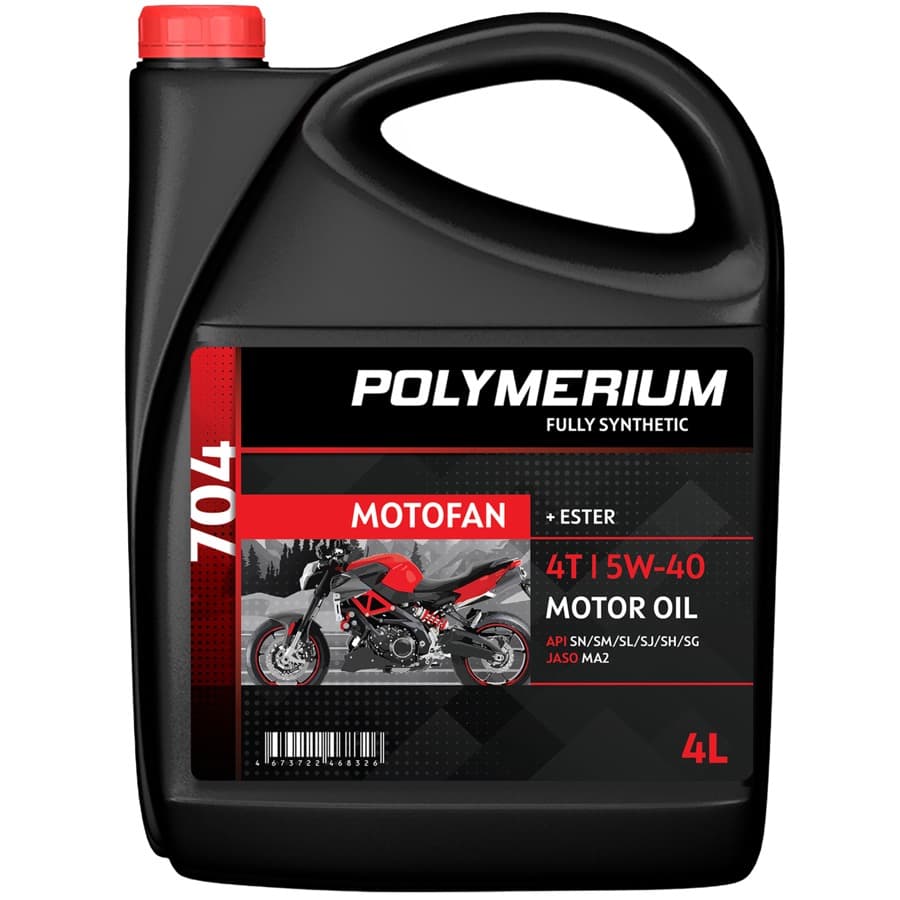 POLYMERIUM MOTOFAN 704 5W-40 4T 1L