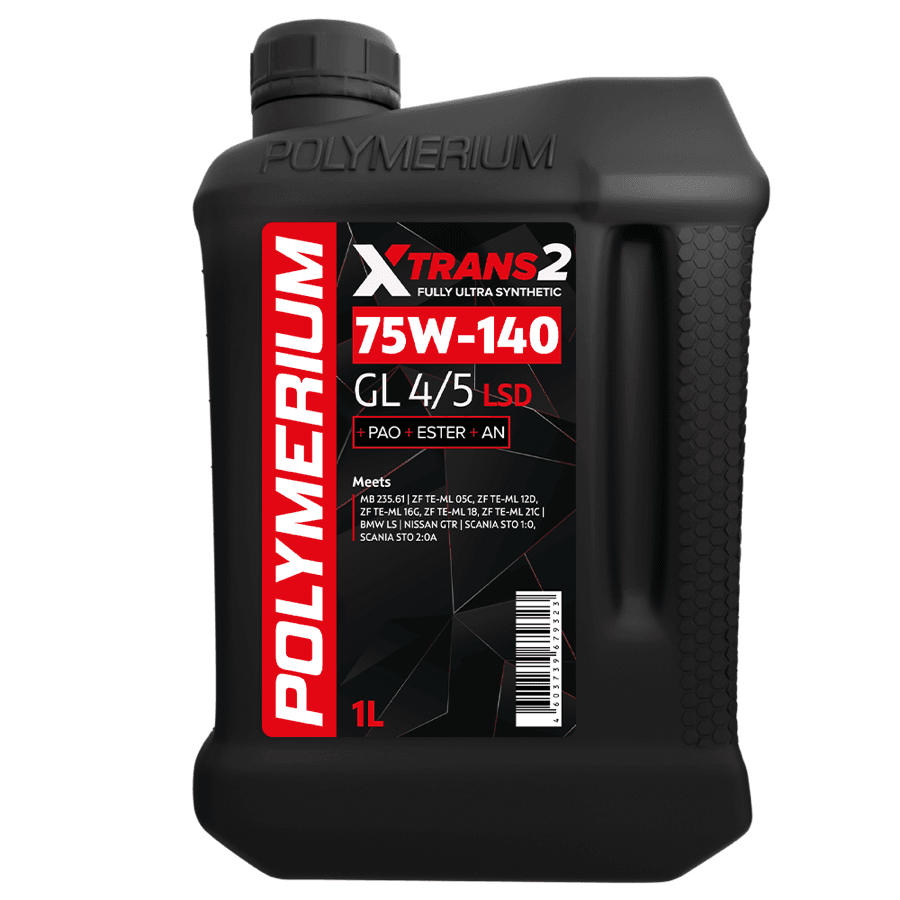 POLYMERIUM XTRANS2 75W-140 GL 4/5 1L Fully synthetic